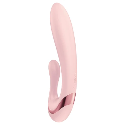 Satisfyer - Pearl Bunny 3 forgógyöngyös nyuszivibrátor (pink)