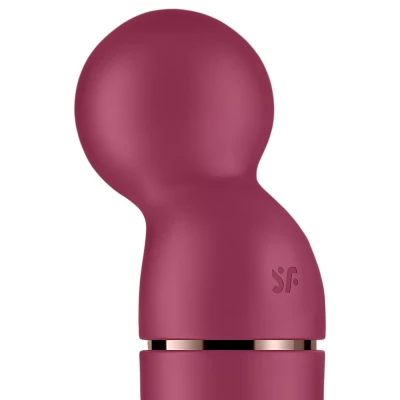 Satisfyer Planet Wand-er - masszírozó vibrátor (piros)