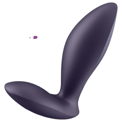 Satisfyer Power Plug - app-vezérelt anál vibrátor (lila)