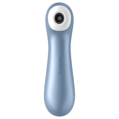 Satisfyer Pro 2+ léghullámos csiklóizgató (kék)