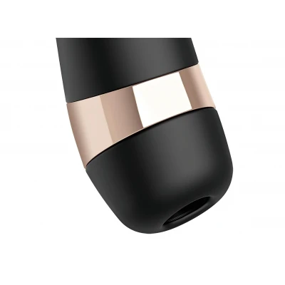 Satisfyer Pro 3+ - léghullámos, vízálló, akkus csiklóizgató vibrátor (fekete)