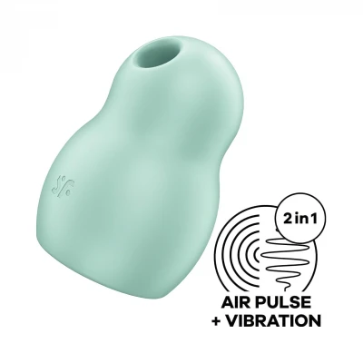 Satisfyer Pro To Go 1 - akkus, léghullámos csiklóizgató (menta)