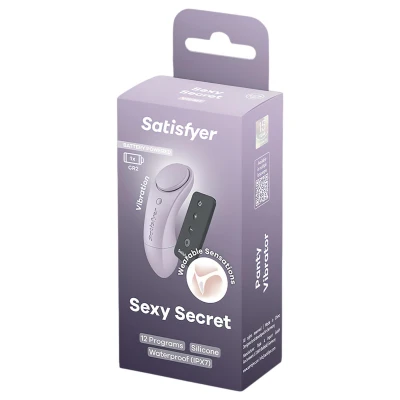 Satisfyer Sexy Secret - hordható csiklóvibrátor, csiklóizgató (lila)