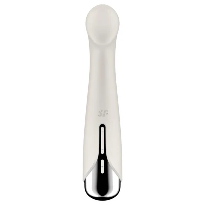 Satisfyer Spinning G-Spot 1 - forgó fejes G-pont vibrátor (bézs)