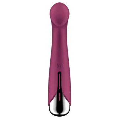 Satisfyer Spinning G-Spot 1 - forgó fejes G-pont vibrátor (piros)