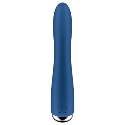 Satisfyer Spinning Vibe 1 - forgó fejes G-pont vibrátor (kék)