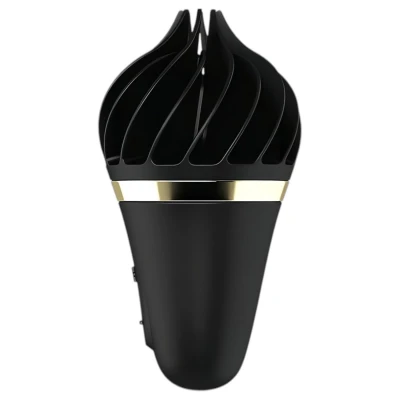 Satisfyer Sweet Treat - akkus, forgó csikló vibrátor, csiklóizgató (fekete)