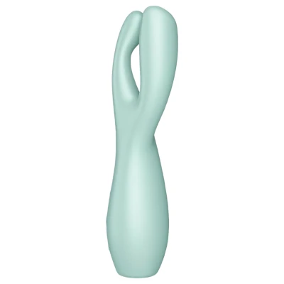 Satisfyer Threesome 3 - akkus csikló vibrátor, csiklóizgató (menta)
