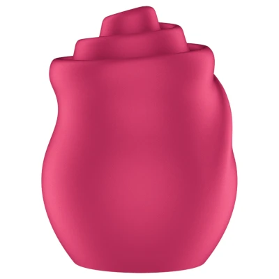 Satisfyer Tongue Twister - forgó nyelves csiklóizgató vibrátor (piros)