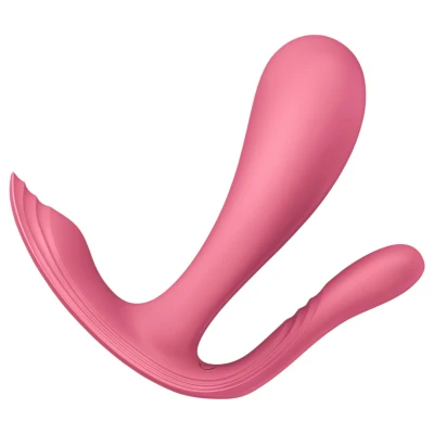 Satisfyer Top Secret+ - viselhető G-pont- és anál vibrátor (rózsaszín)
