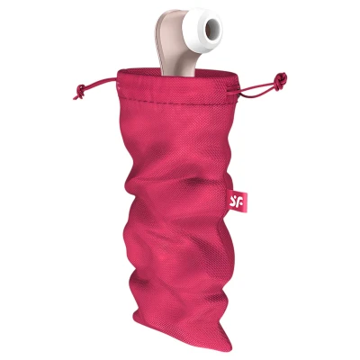 Satisfyer Treasure Bag L - diszkrét tároló táska - nagy (pink)