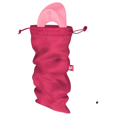 Satisfyer Treasure Bag M - diszkrét szexjáték tároló táska (pink)
