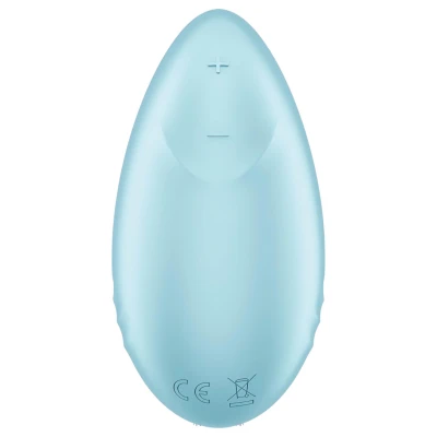 Satisfyer Tropical Tip - app-vezérelt csiklóvibrátor, csiklóizgató (kék)