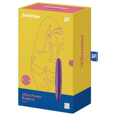 Satisfyer Ultra Power Bullet 6 - akkus, vízálló mini vibrátor (viola)