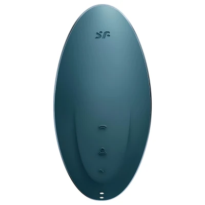 Satisfyer Vulva Lover 1 - akkus léghullámos csikló vibrátor (kék)