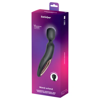 Satisfyer Wand-erland - masszírozó vibrátor (fekete)
