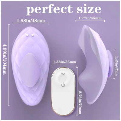 Sex HD - hordható bugyivibrátor távirányítóval (lila)