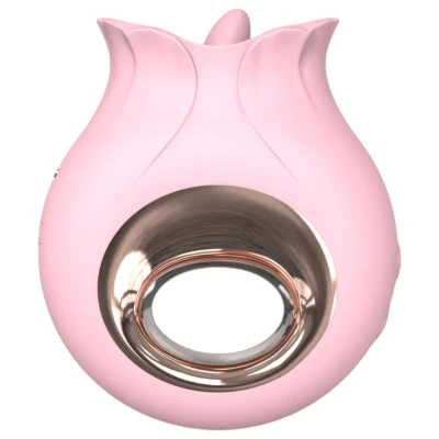 Sex HD French Kiss - nyelves csiklóizgató vibrátor (pink)