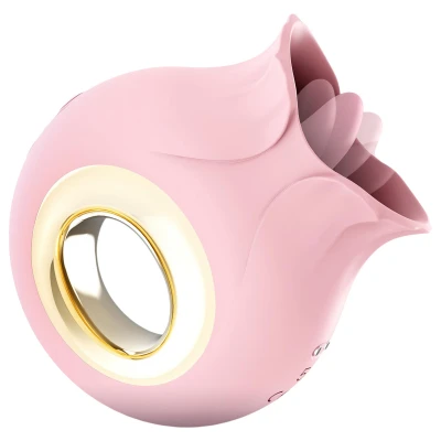 Sex HD French Kiss - nyelves csiklóizgató vibrátor (pink)