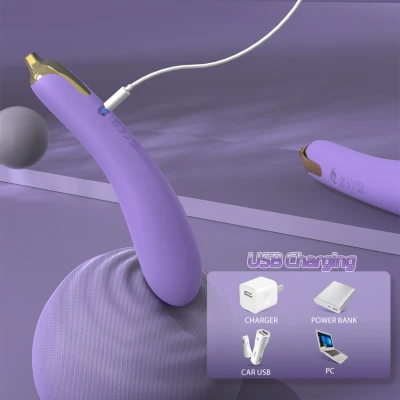 Sex HD - padlizsán vibrátor (lila)