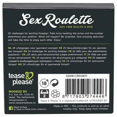 tease & please - Sex Roulette Foreplay - erotikus rulett társasjáték 