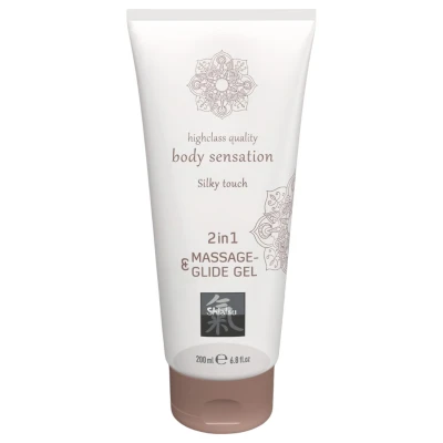 HOT - Shiatsu 2in1 Silky touch - selymes masszázs síkosító (200 ml)