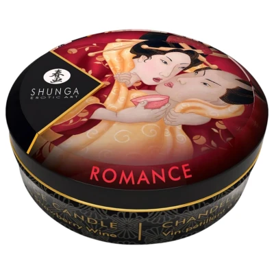 Shunga - eper illatú masszázsgyertya (30 ml)