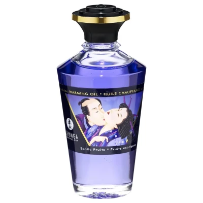 Shunga - melegítő masszázsolaj - egzotikus gyümölcs (100 ml)