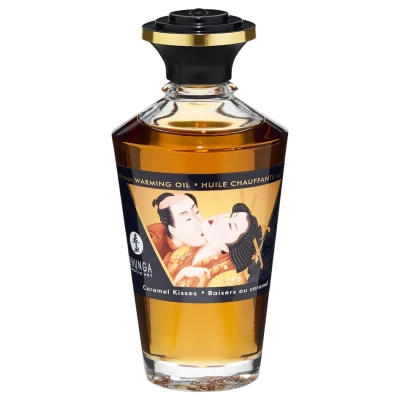 Shunga - melegítő erotikus masszázsolaj karamell illattal (100 ml)