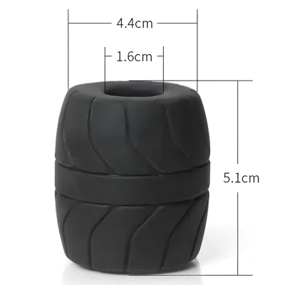 Perfect Fit - SilaSkin Ball Heregyűrű és nyújtó (fehér)