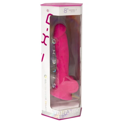 Silexd - tapadótalpas, herés vibrátor távirányítóval (pink)