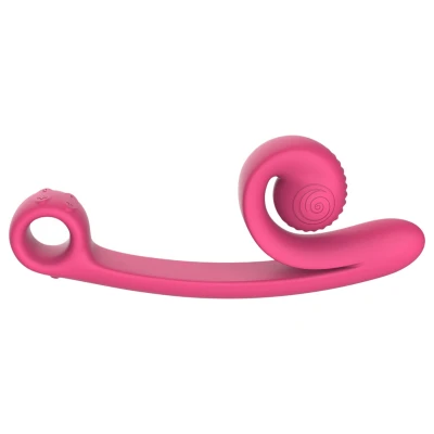 Snail Vibe Curve - 2in1 csikló vibrátor, csiklóizgató (pink)