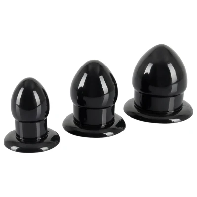 You2Toys - Stretching Plug Kit - anál plug szett - 3 db (fekete)