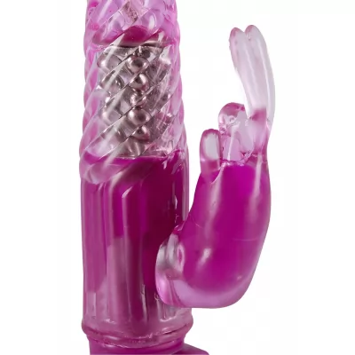 You2Toys - Sugar Babe - gyöngyös, nyuszis csiklókaros vibrátor (szeder)