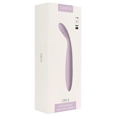 Svakom Cici 2 - App-vezérelt G-pont vibrátor (lila)