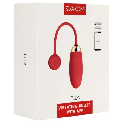 Svakom Ella - hordható vibrációs tojás (piros)