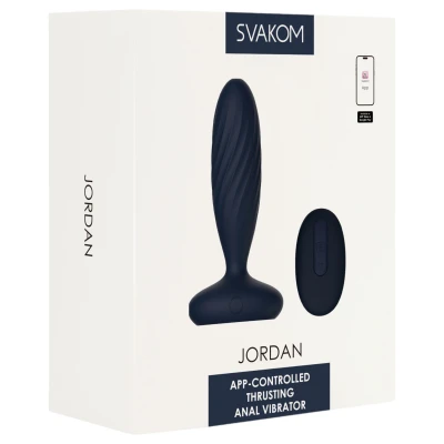 Svakom Jordan - app-vezérelt anál vibrátor (kék)