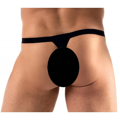 Svenjoyment - strasszos, csillogó férfi tanga (fekete)