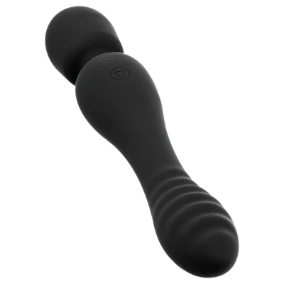 Erospace Sweet Play - masszírozós és G-pont vibrátor (fekete)