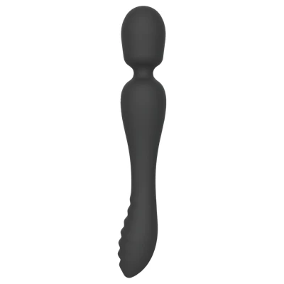 Erospace Sweet Play - masszírozós és G-pont vibrátor (fekete)