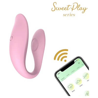 Erospace Sweet Play - app-vezérelt párvibrátor (pink)
