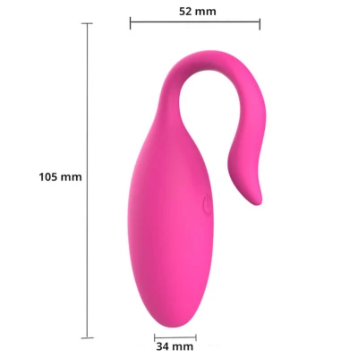 Erospace Sweet Play - hordható, app-vezérelt vibrotojás (pink)