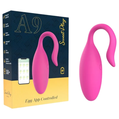 Erospace Sweet Play - hordható, app-vezérelt vibrotojás (pink)
