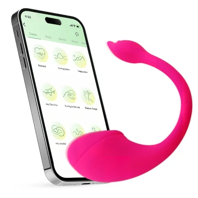 SXTop Daisy - app-vezérelt vibrotojás (rózsaszín)