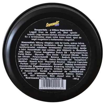 Szuperhős Fresh - intim krémdezodor férfiaknak (60 g)