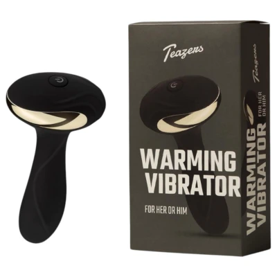 Teazers - fűthető anál vibrátor és prosztata masszírozó (fekete)