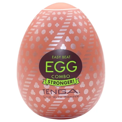 TENGA Egg Combo Stronger - tojás maszturbátor férfiaknak (1 db)