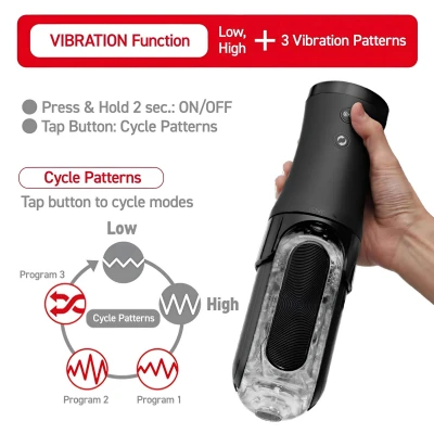 TENGA Flip 0 Electronic - automata maszturbátor férfiaknak (fekete)
