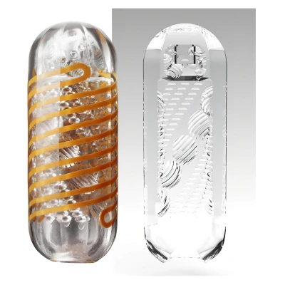 TENGA Spinner Beads - maszturbátor férfiaknak (átlátszó)