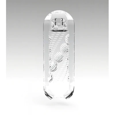 TENGA Spinner Beads - maszturbátor férfiaknak (átlátszó)